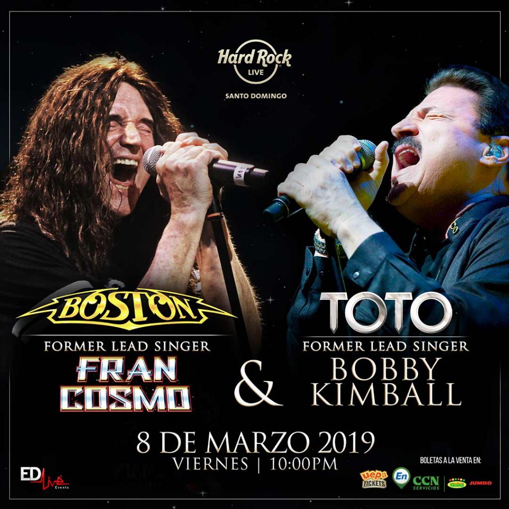 Fran Cosmo and Bobby Kimball at Hard Rock Live