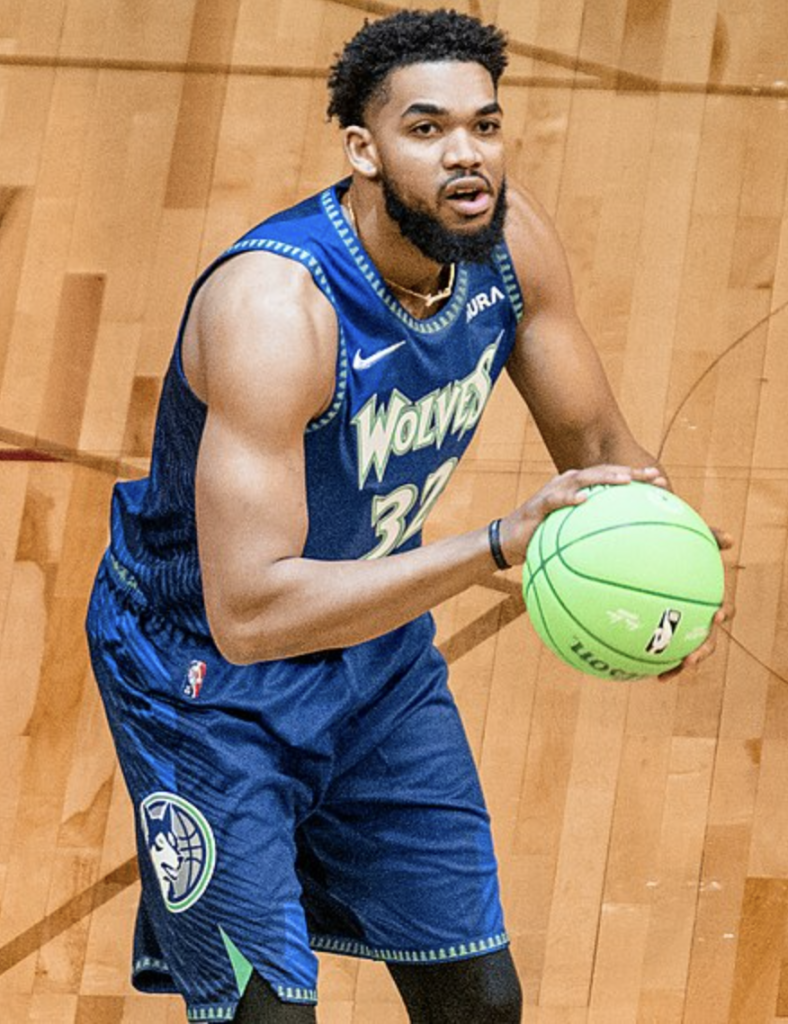 Timberwolves vs Denver Nuggets; Dominican national team member Karl